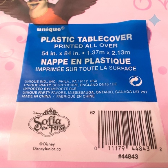 Sofia The First Birthday Party Supplies Plates Napkins Tablecover Princess - Picture 14 of 14
